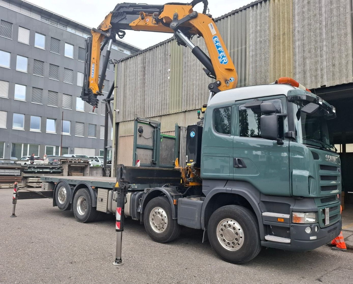 Scania R500 V8 8x2, E5, Effer 585 + Flyjib - Kraanaga veoauto: pilt 2 Scania R500 V8 8x2, E5, Effer 585 + Flyjib - Kraanaga veoauto: pilt 2