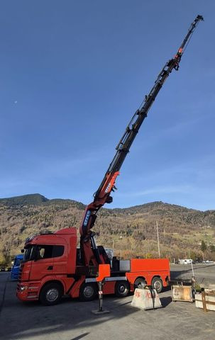 Scania R500 V8 LB10x4, E5, Effer 1750 8S, FLYJIB, 44m - Kraanaga veoauto: pilt 1 Scania R500 V8 LB10x4, E5, Effer 1750 8S, FLYJIB, 44m - Kraanaga veoauto: pilt 1
