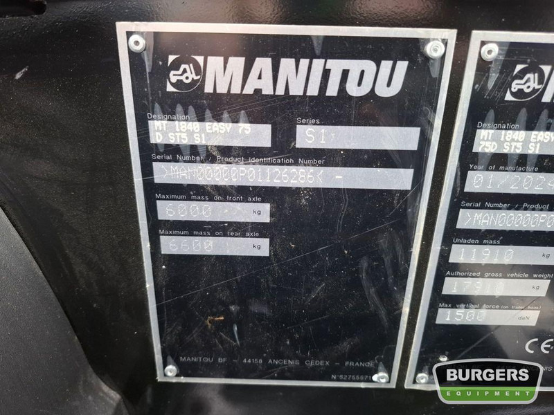 Manitou MT1840 - Teleskooplaadur: pilt 5 Manitou MT1840 - Teleskooplaadur: pilt 5