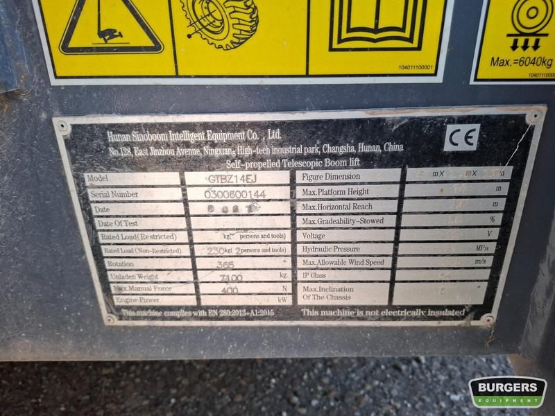 Sinoboom AB14EJ AB460EJ - Liigendpoom: pilt 5 Sinoboom AB14EJ AB460EJ - Liigendpoom: pilt 5