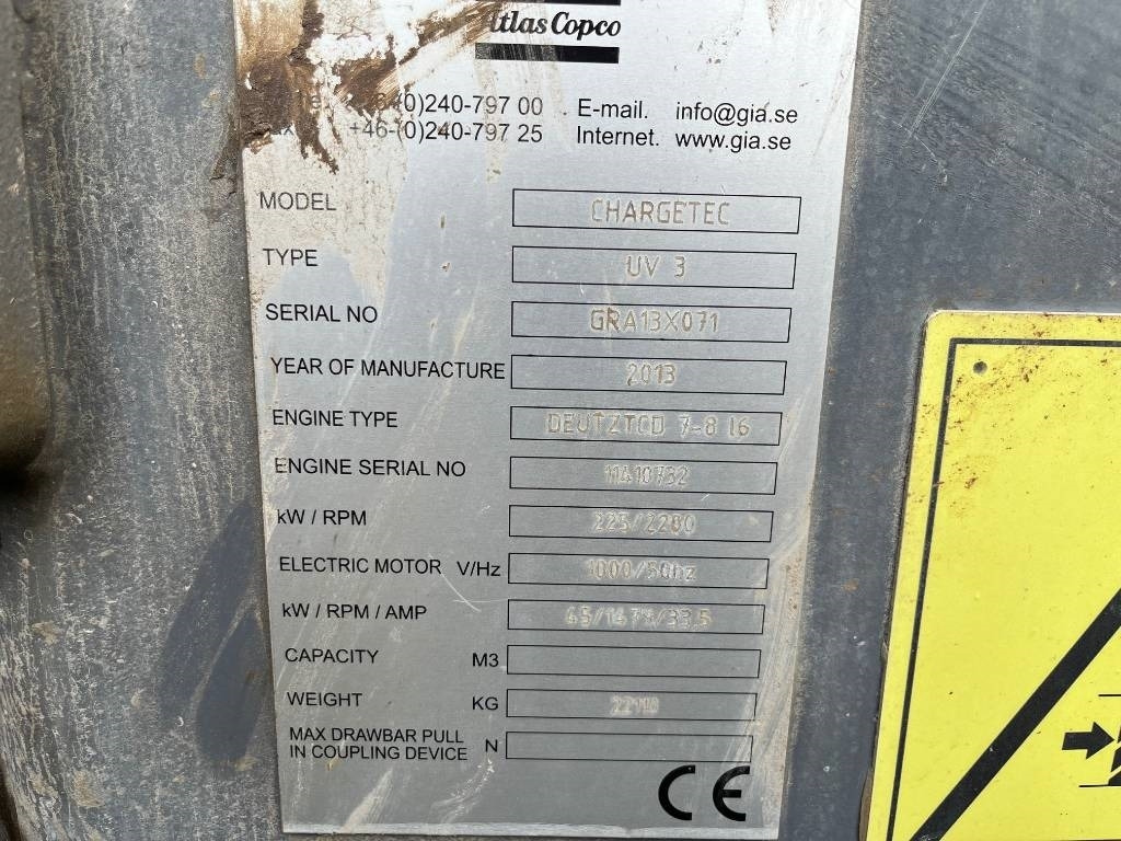 Atlas Copco Chargetec UV 3 - Puurimisplatvorm: pilt 5 Atlas Copco Chargetec UV 3 - Puurimisplatvorm: pilt 5