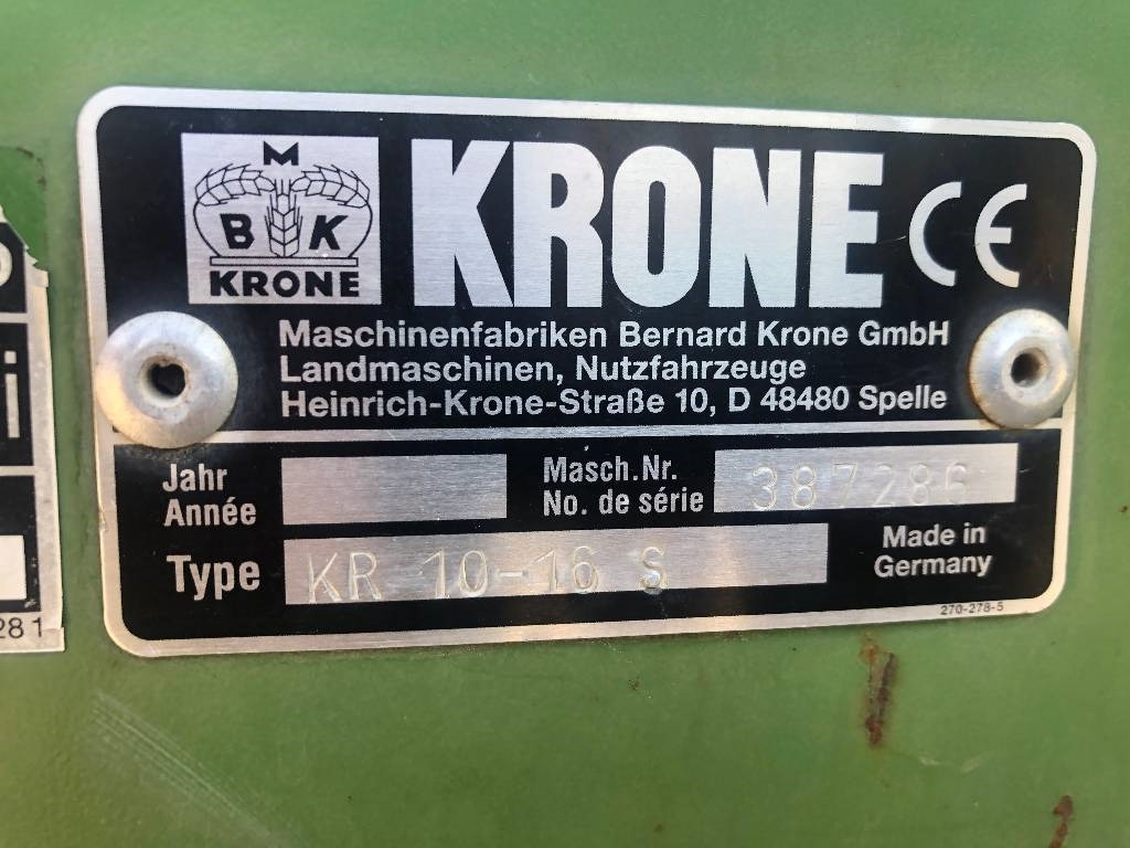 Krone KR 10-16 Dismantled: spare parts - Heinapress, ümmargune: pilt 3 Krone KR 10-16 Dismantled: spare parts - Heinapress, ümmargune: pilt 3