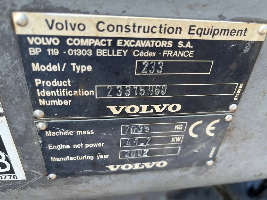 Volvo EC 70 - Miniekskavaator: pilt 3 Volvo EC 70 - Miniekskavaator: pilt 3