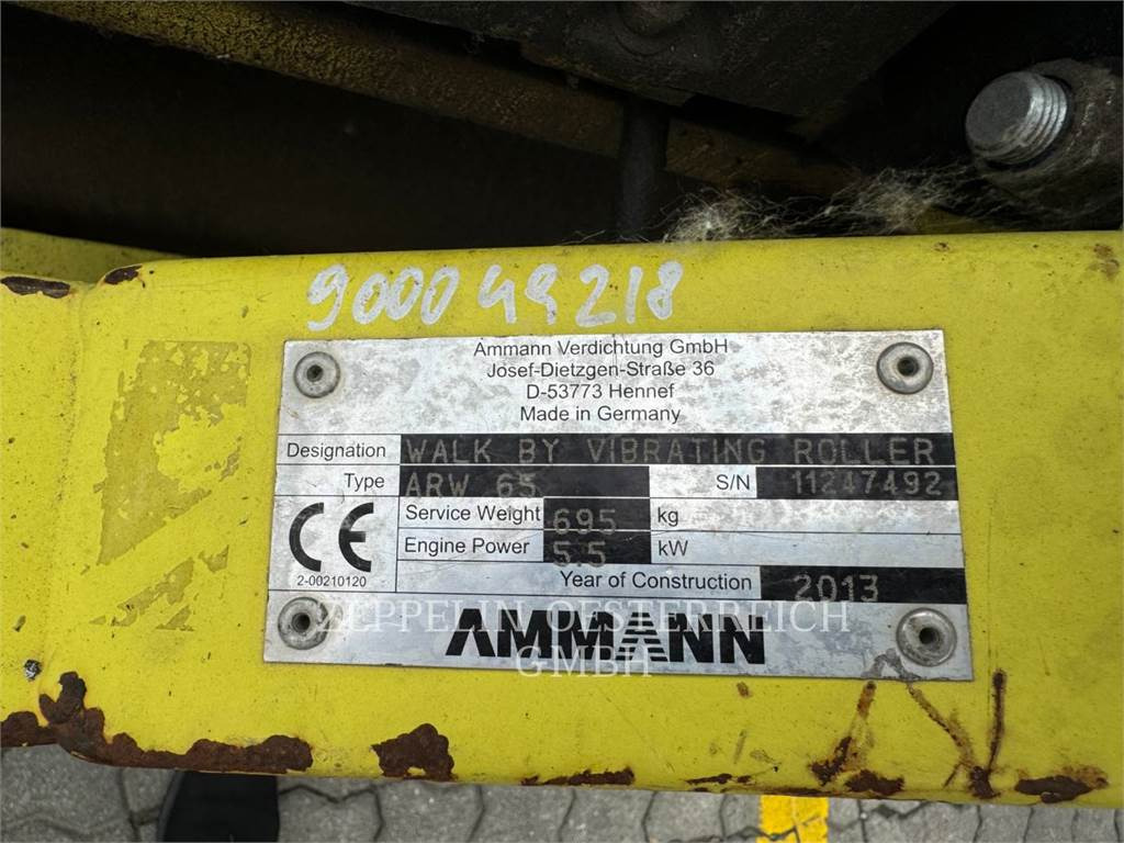 Ammann ARW 65 - Mini teerull: pilt 3 Ammann ARW 65 - Mini teerull: pilt 3