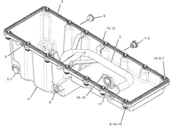 Cat Caterpillar C13 - miska olejowa 341-4951 - Õlivann - Põllutööseade: pilt 1 Cat Caterpillar C13 - miska olejowa 341-4951 - Õlivann - Põllutööseade: pilt 1