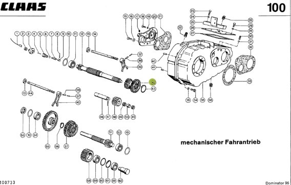 Claas Dominator 96 Skrzynia Biegów 0006094651 00 0609 465 1 0000791091 0006094040 - Käigukast - Põllutööseade: pilt 1 Claas Dominator 96 Skrzynia Biegów 0006094651 00 0609 465 1 0000791091 0006094040 - Käigukast - Põllutööseade: pilt 1