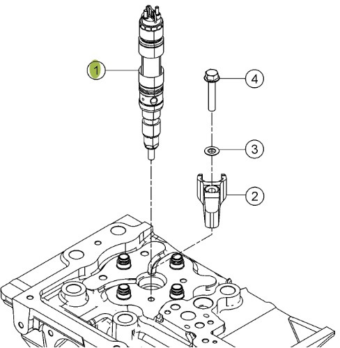 Claas Jaguar - silnik MAN D4276 - wtryskiwacz 0019860750 - Sissepritse - Põllutööseade: pilt 1 Claas Jaguar - silnik MAN D4276 - wtryskiwacz 0019860750 - Sissepritse - Põllutööseade: pilt 1