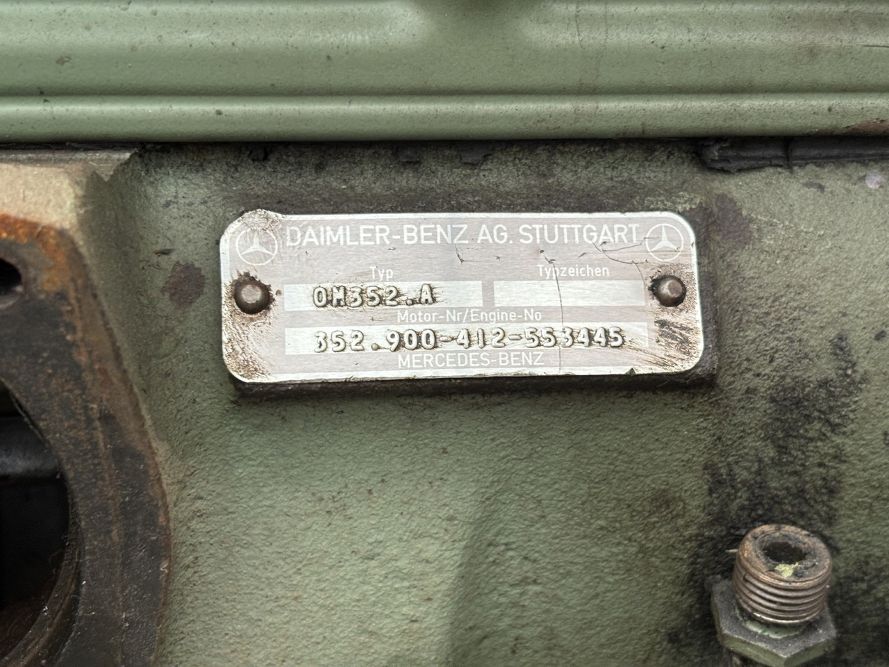 Daimler Benz Mercedes OM352 352.900 Silnik Części Blok - Mootor ja varuosad - Põllutööseade: pilt 2 Daimler Benz Mercedes OM352 352.900 Silnik Części Blok - Mootor ja varuosad - Põllutööseade: pilt 2