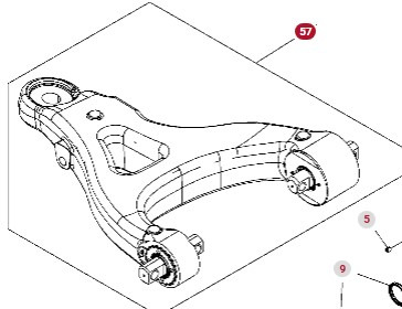 Fendt 930 933 936 939 942 GEN 7 Wahacz Dolny Prawy CZĘŚCI H218PF050047A - Terasvedrustus - Põllutööseade: pilt 1 Fendt 930 933 936 939 942 GEN 7 Wahacz Dolny Prawy CZĘŚCI H218PF050047A - Terasvedrustus - Põllutööseade: pilt 1