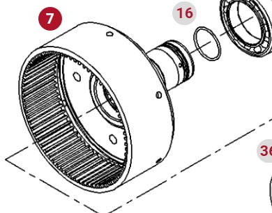 Fendt 930 933 936 939 942 Vario Gen 6 Obudowa Sprzęgła WOM CZĘŚCI 931150200511 - Sidur ja varuosad - Traktor: pilt 1 Fendt 930 933 936 939 942 Vario Gen 6 Obudowa Sprzęgła WOM CZĘŚCI 931150200511 - Sidur ja varuosad - Traktor: pilt 1