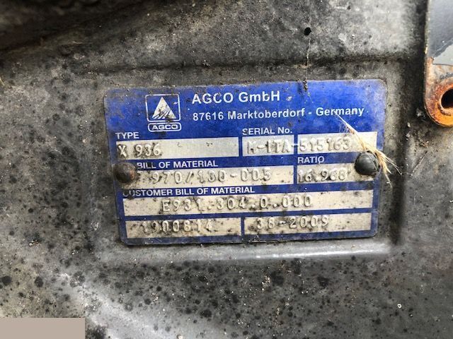 Fendt 936 927 930 933 922 - Piasta - Rumm - Põllutööseade: pilt 1 Fendt 936 927 930 933 922 - Piasta - Rumm - Põllutööseade: pilt 1