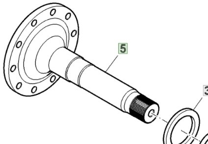 John Deere 6195R Wał Koła Tylni Tylnej Osi R293693 - Tagatelg - Põllutööseade: pilt 1 John Deere 6195R Wał Koła Tylni Tylnej Osi R293693 - Tagatelg - Põllutööseade: pilt 1