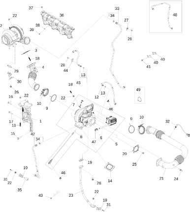 John Deere 9470RX - Łącznik RE558399 (Silnik) - Mootor ja varuosad - Traktor: pilt 1 John Deere 9470RX - Łącznik RE558399 (Silnik) - Mootor ja varuosad - Traktor: pilt 1