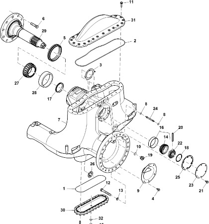 John Deere 9470RX - Miska olejowa R552843 (Oś przednia i tylnia) - Õlivann - Põllutööseade: pilt 1 John Deere 9470RX - Miska olejowa R552843 (Oś przednia i tylnia) - Õlivann - Põllutööseade: pilt 1