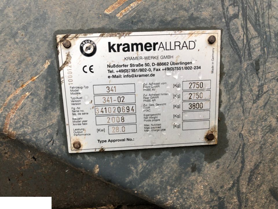 Kramer Allrad 280 341-02 Radlader - Części - Felgi / Koła / Opony - Komplektne ratas - Ehitusmasinad: pilt 4 Kramer Allrad 280 341-02 Radlader - Części - Felgi / Koła / Opony - Komplektne ratas - Ehitusmasinad: pilt 4