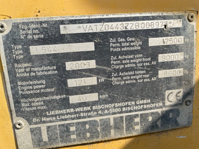 Veomootor - Ehitusmasinad Liebherr L544 zwolnica tylna kompletna: pilt 6