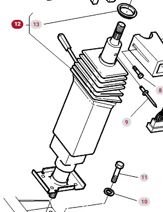 Massey Ferguson 8160 Kolumna Kierownicza CZĘŚCI 3713868M2 - Roolisammas - Põllutööseade: pilt 2 Massey Ferguson 8160 Kolumna Kierownicza CZĘŚCI 3713868M2 - Roolisammas - Põllutööseade: pilt 2