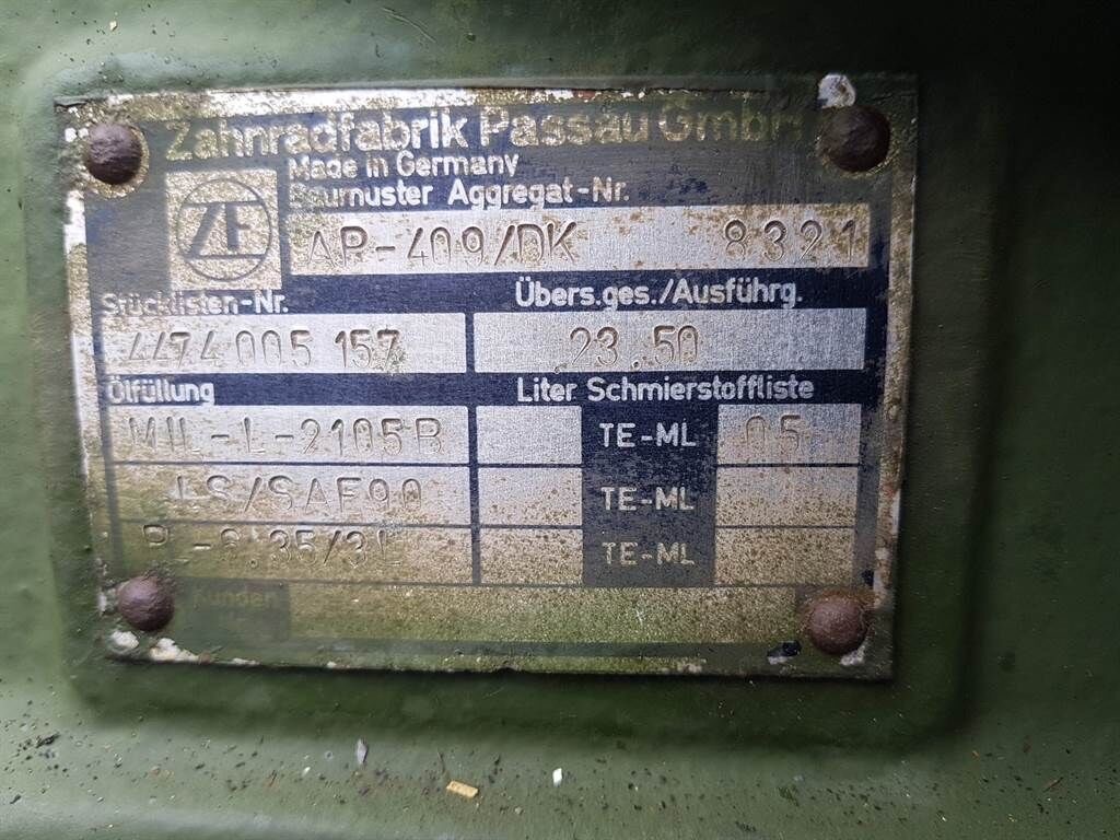 Most napędowy Liebherr AP-409/DK - Telg ja varuosad - Ehitusmasinad: pilt 5 Most napędowy Liebherr AP-409/DK - Telg ja varuosad - Ehitusmasinad: pilt 5
