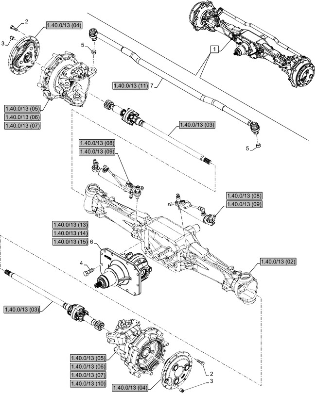 New Holland T6010 Most naped przedni 87745935 - Esitelg - Põllutööseade: pilt 1 New Holland T6010 Most naped przedni 87745935 - Esitelg - Põllutööseade: pilt 1
