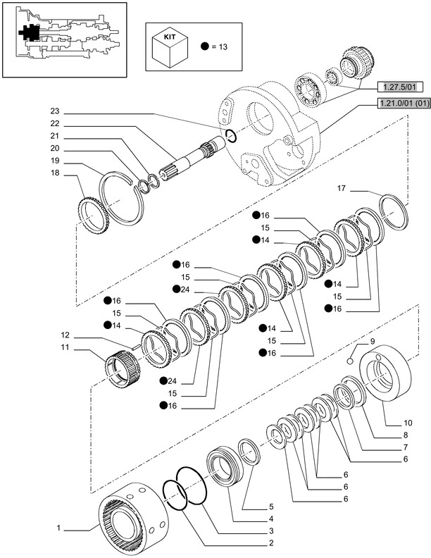New Holland T6010 Obudowa 47127001 - Käigukast ja varuosad - Traktor: pilt 1 New Holland T6010 Obudowa 47127001 - Käigukast ja varuosad - Traktor: pilt 1