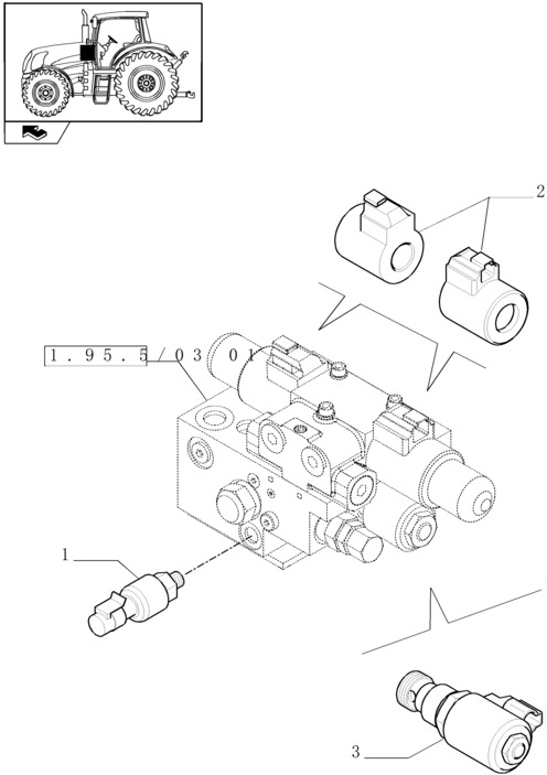 New Holland T6010 T6070 Cewka 84160390 - Elektrisüsteem - Traktor: pilt 1 New Holland T6010 T6070 Cewka 84160390 - Elektrisüsteem - Traktor: pilt 1