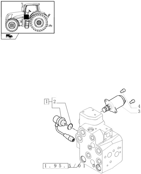 New Holland T6010 T6090 T6070 Czujnik 47128860 - Sensor - Põllutööseade: pilt 1 New Holland T6010 T6090 T6070 Czujnik 47128860 - Sensor - Põllutööseade: pilt 1