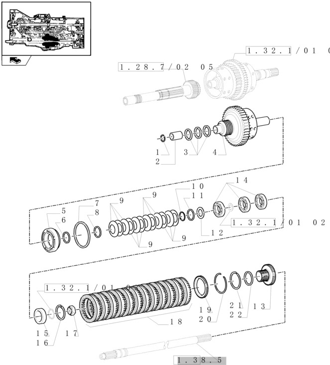 New Holland T6010 Zestaw sprzęgieł 87530794 - Sidur ja varuosad - Traktor: pilt 1 New Holland T6010 Zestaw sprzęgieł 87530794 - Sidur ja varuosad - Traktor: pilt 1