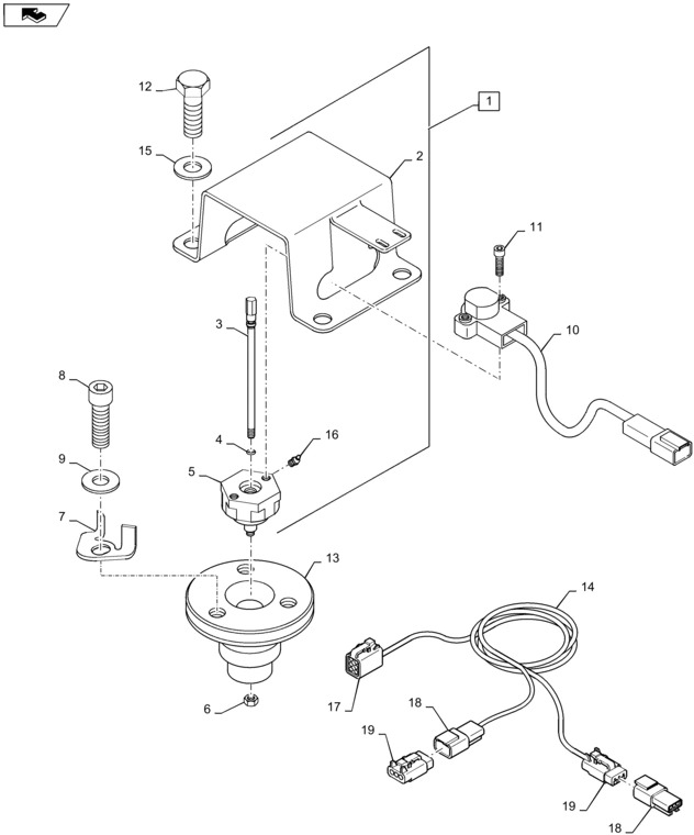 New Holland T6090 T6070 Czujnik 87524642 - Sensor - Põllutööseade: pilt 1 New Holland T6090 T6070 Czujnik 87524642 - Sensor - Põllutööseade: pilt 1