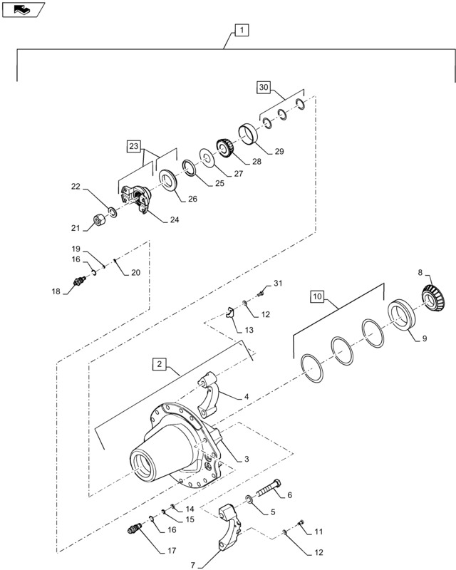 New Holland T6090 T6070 Element nośny bevel gear 87324513 - Jõuülekanne - Traktor: pilt 1 New Holland T6090 T6070 Element nośny bevel gear 87324513 - Jõuülekanne - Traktor: pilt 1