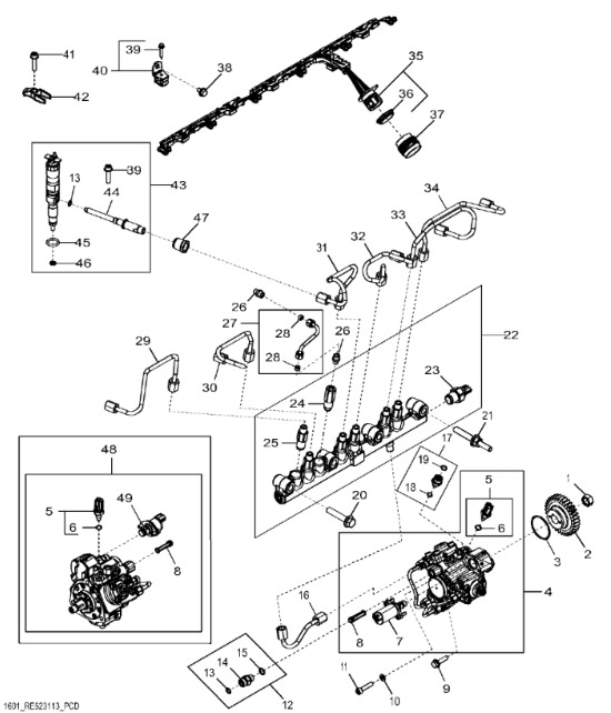 RE523811 John Deere 8345R - Czujnik - Sensor - Traktor: pilt 1 RE523811 John Deere 8345R - Czujnik - Sensor - Traktor: pilt 1