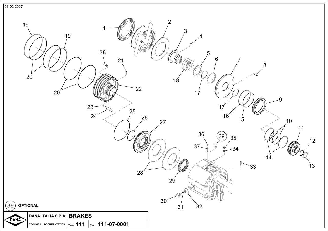 SPICER 311/211/174 Hamulec Kompletny CZĘŚCI - Piduriosad - Põllutööseade: pilt 1 SPICER 311/211/174 Hamulec Kompletny CZĘŚCI - Piduriosad - Põllutööseade: pilt 1