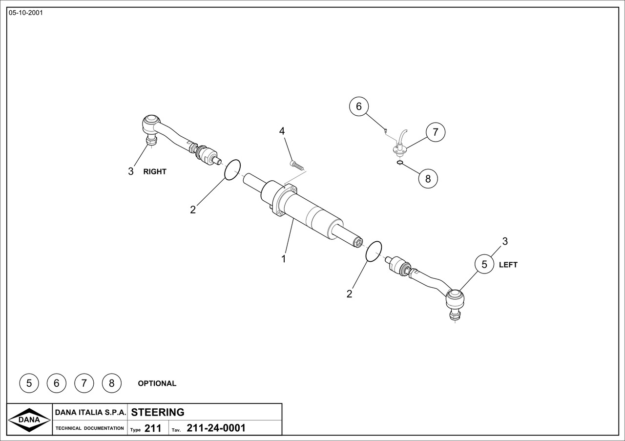 SPICER 311/211/174 Sterowanie Drążek Przegub Cylinder CZĘŚCI - Hüdrauliline silinder - Põllutööseade: pilt 2 SPICER 311/211/174 Sterowanie Drążek Przegub Cylinder CZĘŚCI - Hüdrauliline silinder - Põllutööseade: pilt 2