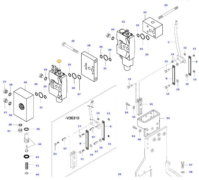 Valtra N141 - zawór blok hydrauliki V32536400 - Hüdraulika - Põllutööseade: pilt 1 Valtra N141 - zawór blok hydrauliki V32536400 - Hüdraulika - Põllutööseade: pilt 1