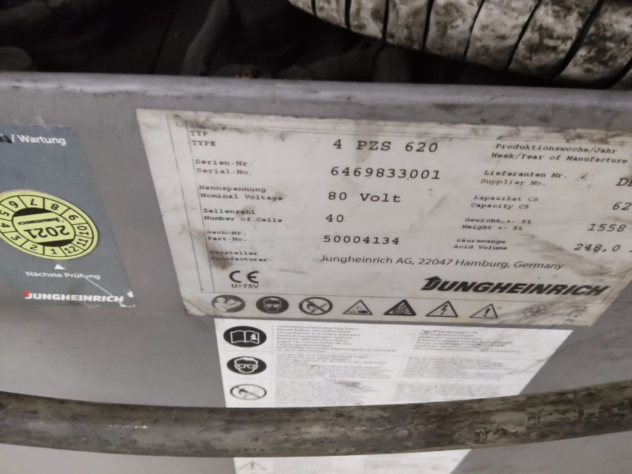Jungheinrich EFG425 - Elektritõstuk: pilt 5 Jungheinrich EFG425 - Elektritõstuk: pilt 5
