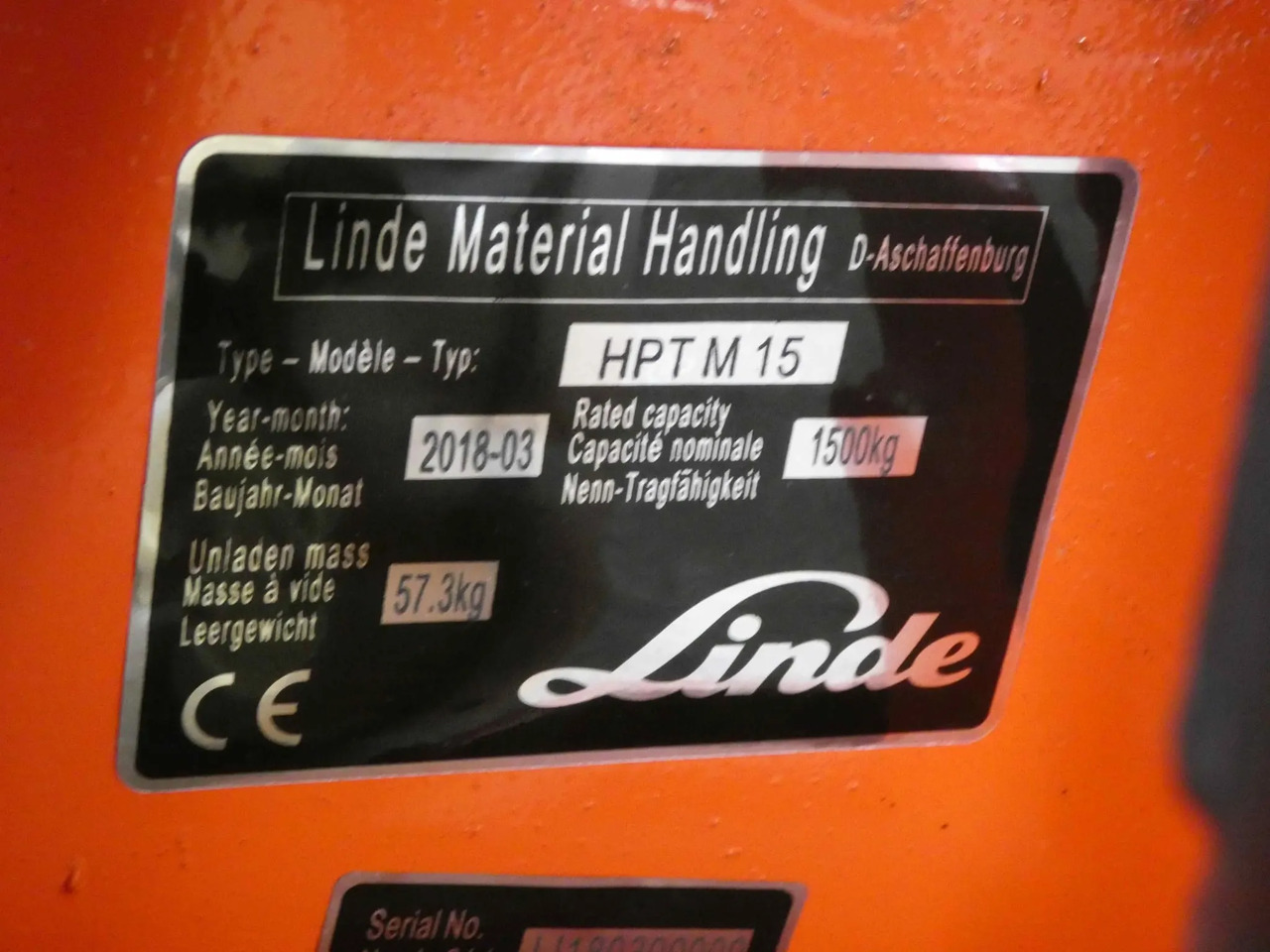 Linde 4x HPTM15Low/350mm - Kaubaaluste tõstuk: pilt 4 Linde 4x HPTM15Low/350mm - Kaubaaluste tõstuk: pilt 4