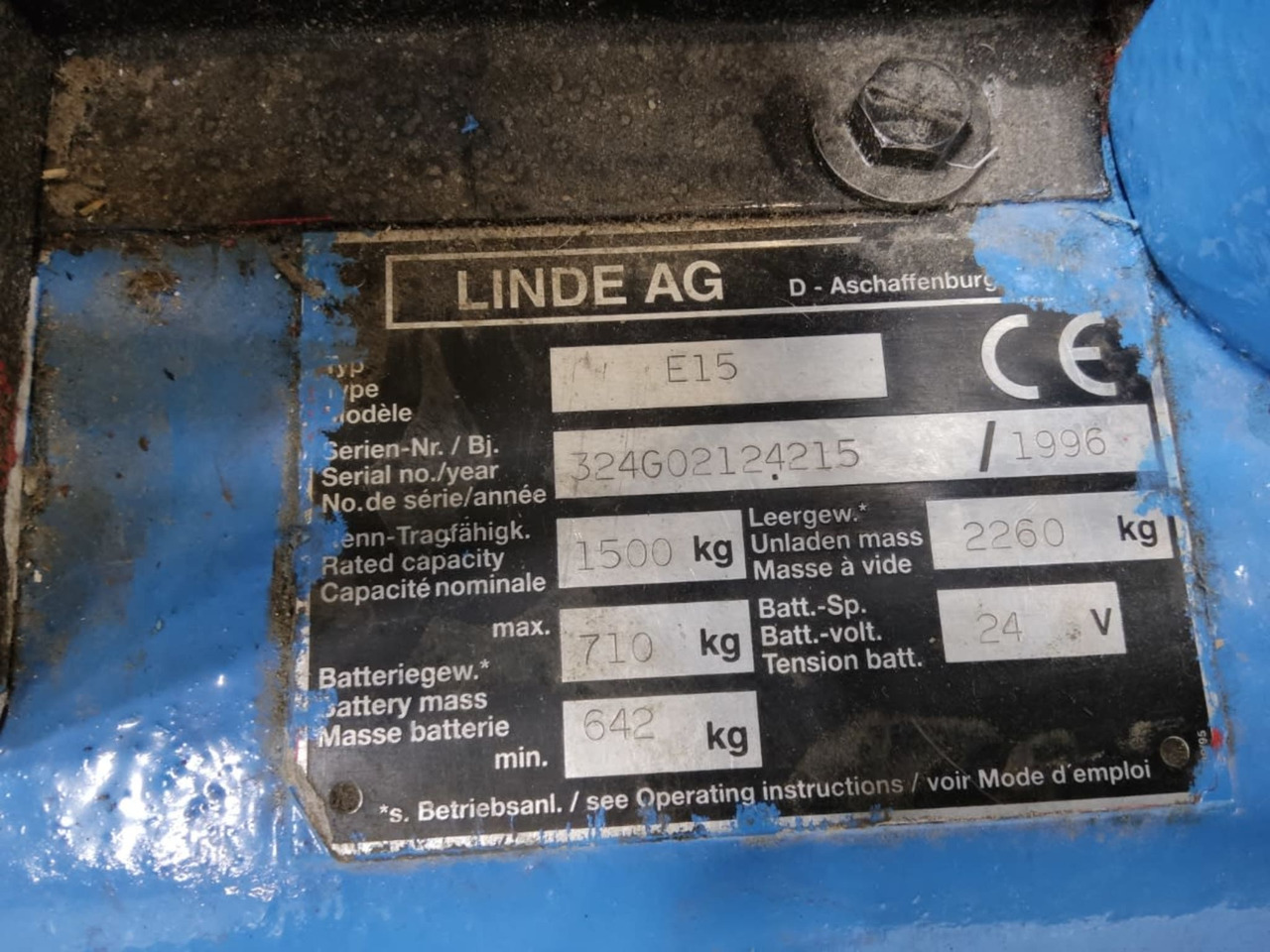 Linde E15 - Elektritõstuk: pilt 4 Linde E15 - Elektritõstuk: pilt 4