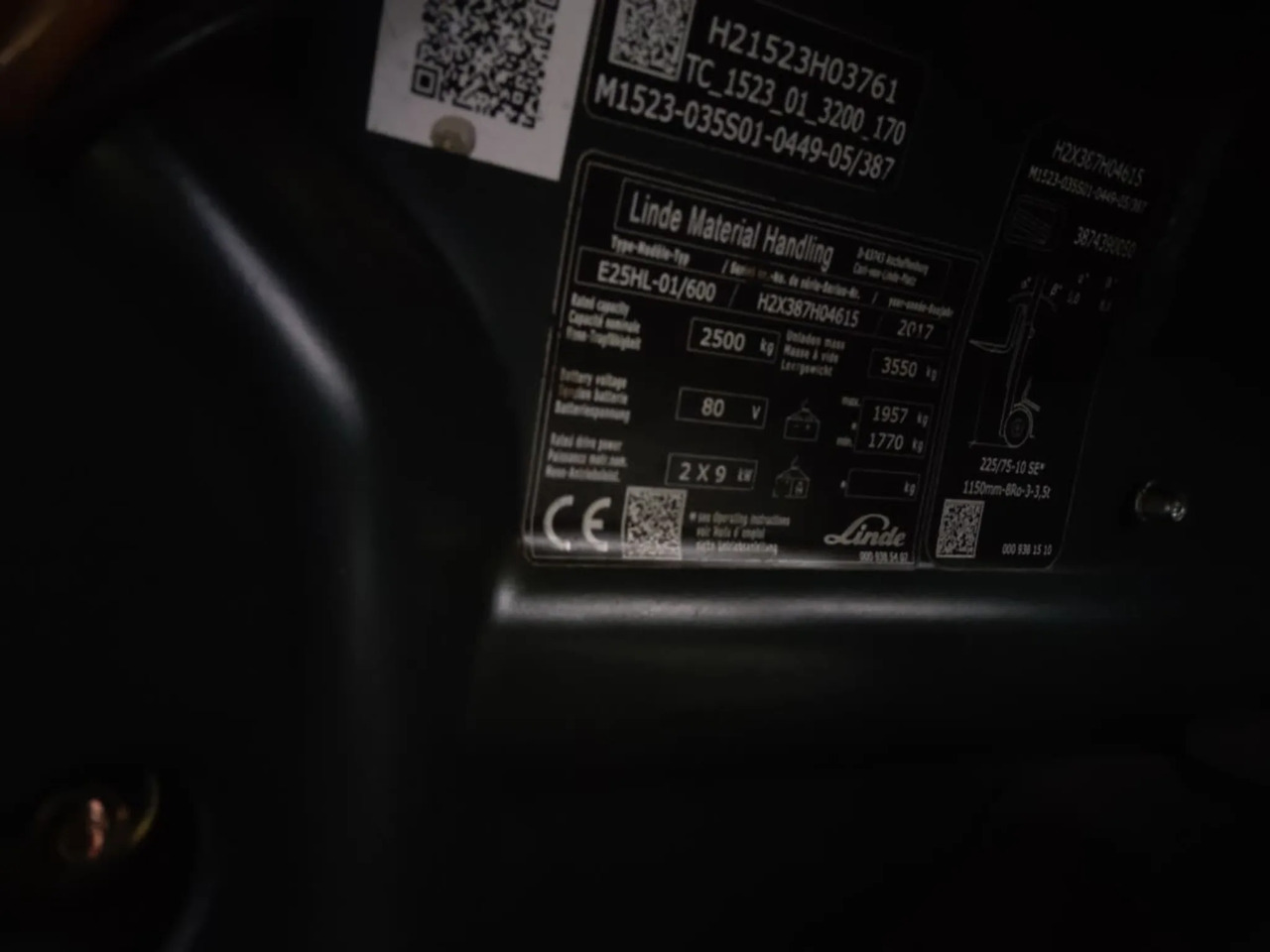 Linde E25HL-01/600 - Elektritõstuk: pilt 5 Linde E25HL-01/600 - Elektritõstuk: pilt 5
