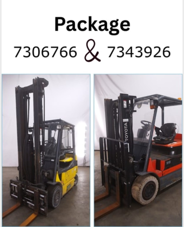 Package 5: TOYOTA 7FBMF25 & 7FBMF30 - Elektritõstuk: pilt 1 Package 5: TOYOTA 7FBMF25 & 7FBMF30 - Elektritõstuk: pilt 1