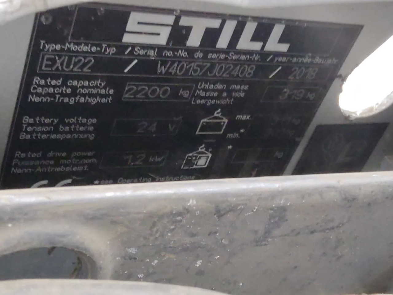 STILL EXU22 - Kaubaaluste tõstuk: pilt 5 STILL EXU22 - Kaubaaluste tõstuk: pilt 5