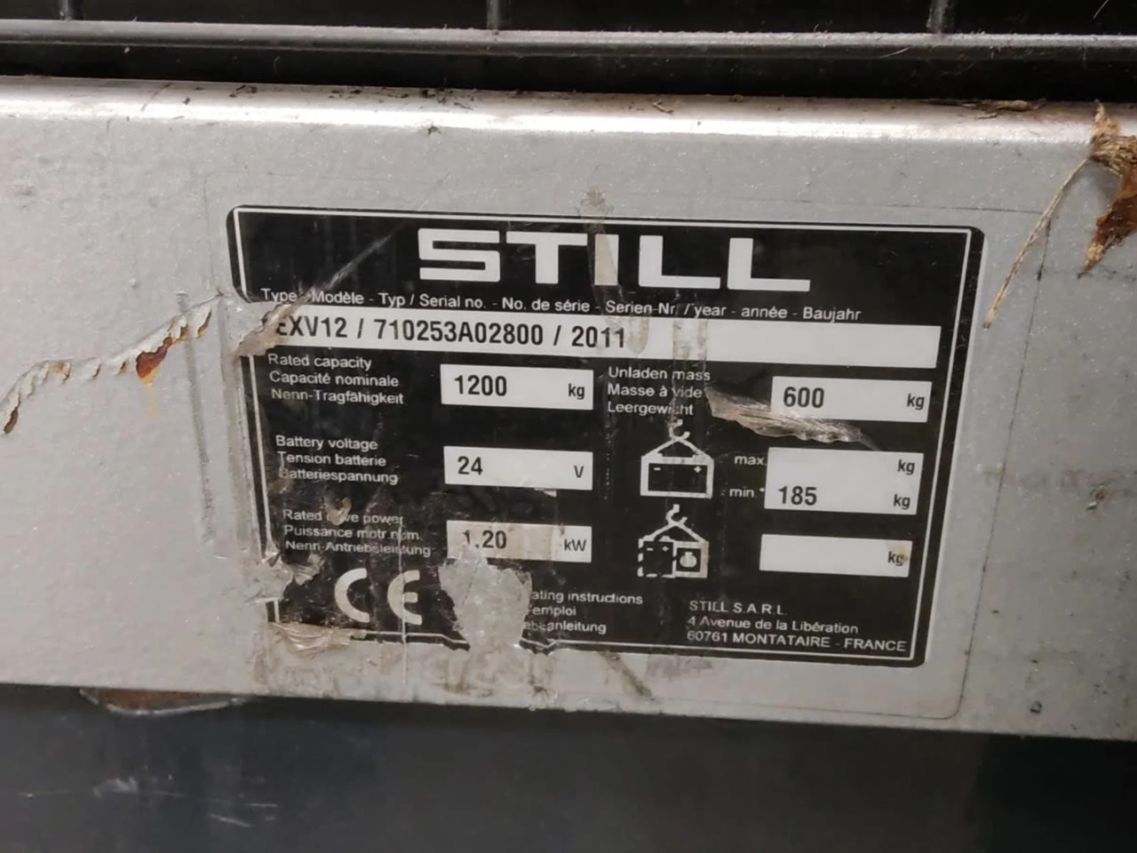 STILL EXV12 - Virnastaja: pilt 5 STILL EXV12 - Virnastaja: pilt 5