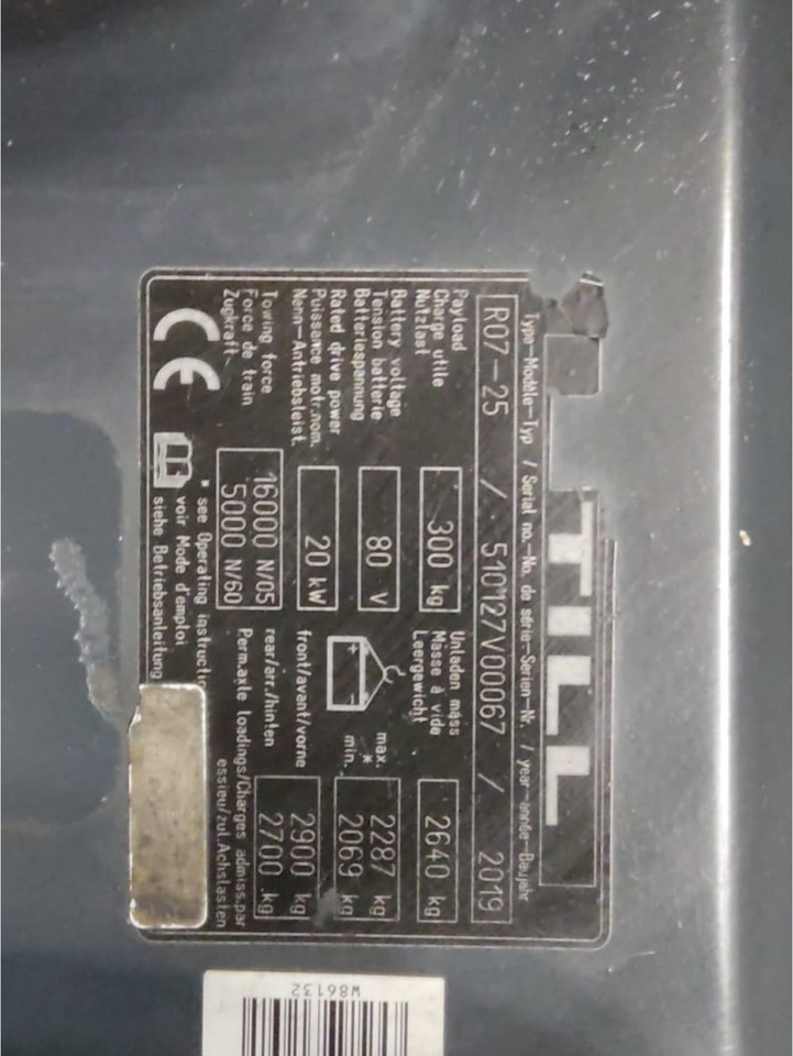 STILL R07-25 - Puksiirtraktor: pilt 5 STILL R07-25 - Puksiirtraktor: pilt 5