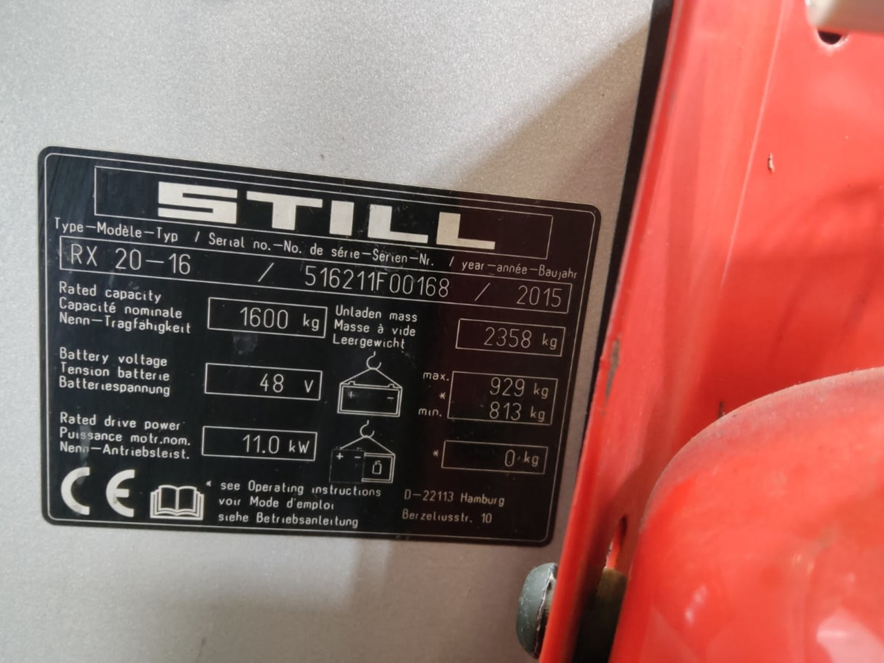 STILL RX20-16 - Elektritõstuk: pilt 5 STILL RX20-16 - Elektritõstuk: pilt 5