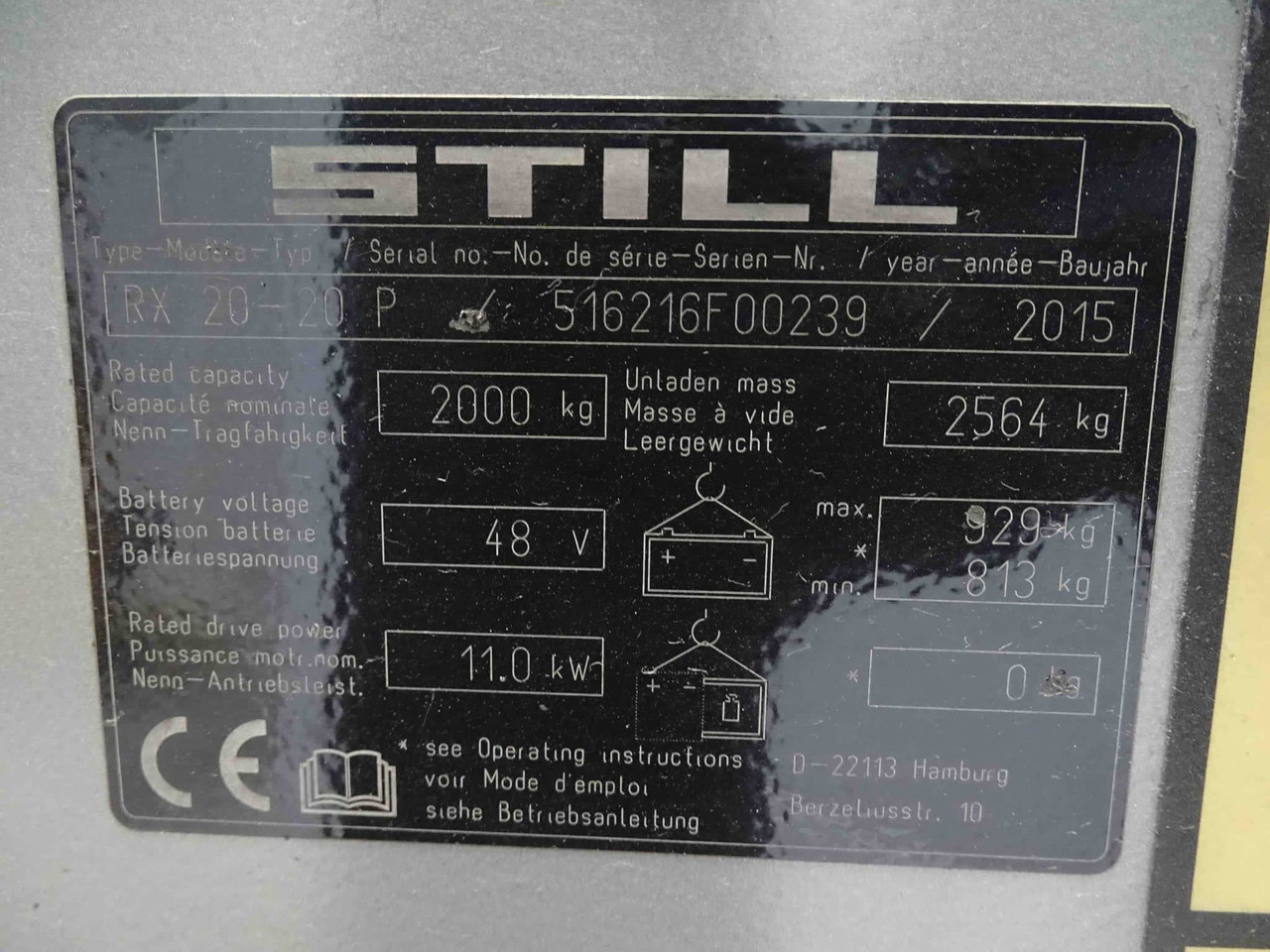 STILL RX20-20P - Elektritõstuk: pilt 5 STILL RX20-20P - Elektritõstuk: pilt 5