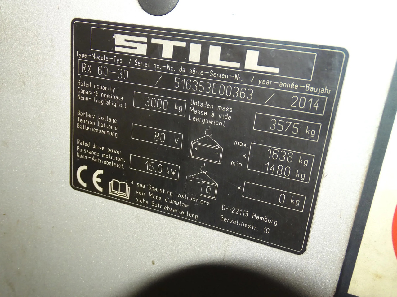 STILL RX60-30 - Elektritõstuk: pilt 2 STILL RX60-30 - Elektritõstuk: pilt 2