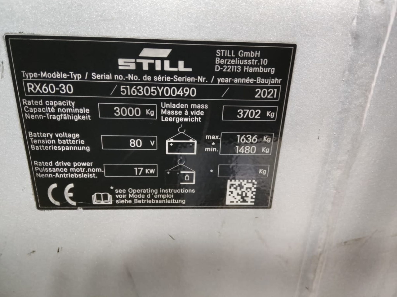 STILL RX60-30 - Elektritõstuk: pilt 2 STILL RX60-30 - Elektritõstuk: pilt 2