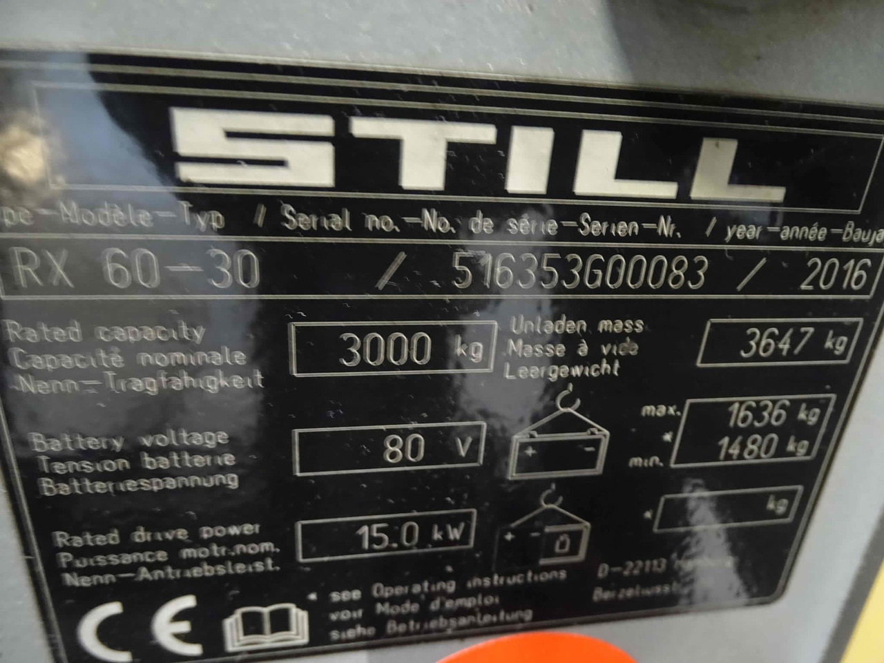 STILL RX60-30 - Elektritõstuk: pilt 2 STILL RX60-30 - Elektritõstuk: pilt 2
