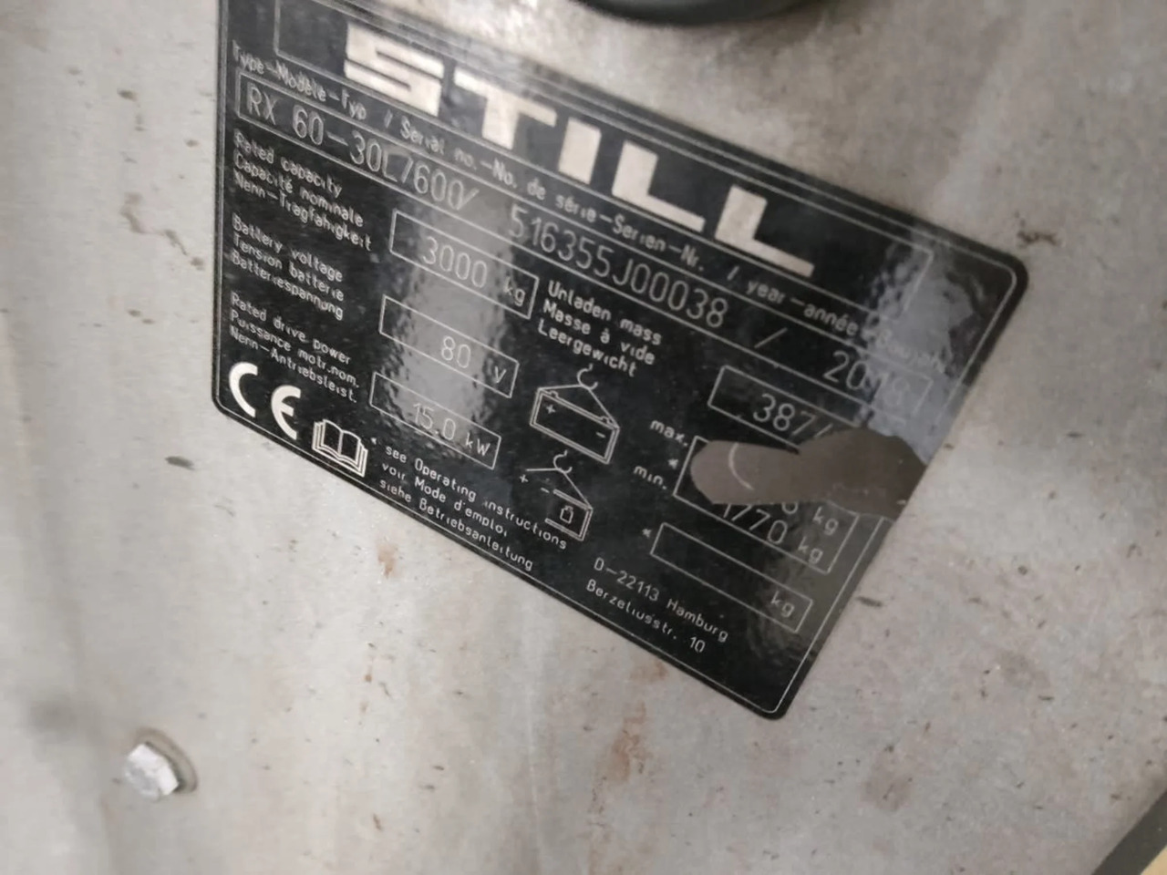 STILL RX60-30L/600 - Elektritõstuk: pilt 2 STILL RX60-30L/600 - Elektritõstuk: pilt 2