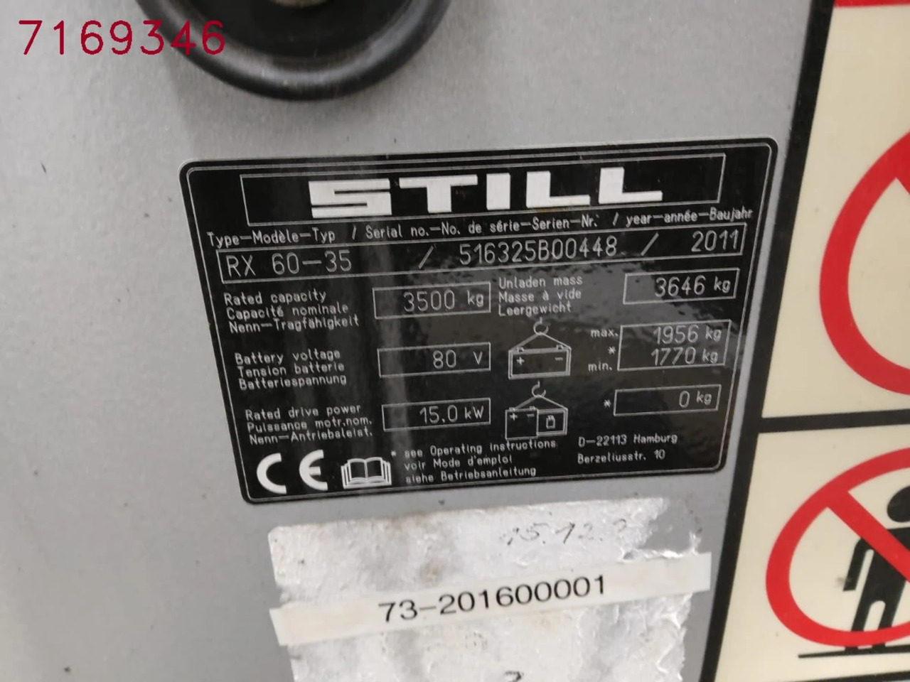 STILL RX60-35 - Elektritõstuk: pilt 3 STILL RX60-35 - Elektritõstuk: pilt 3