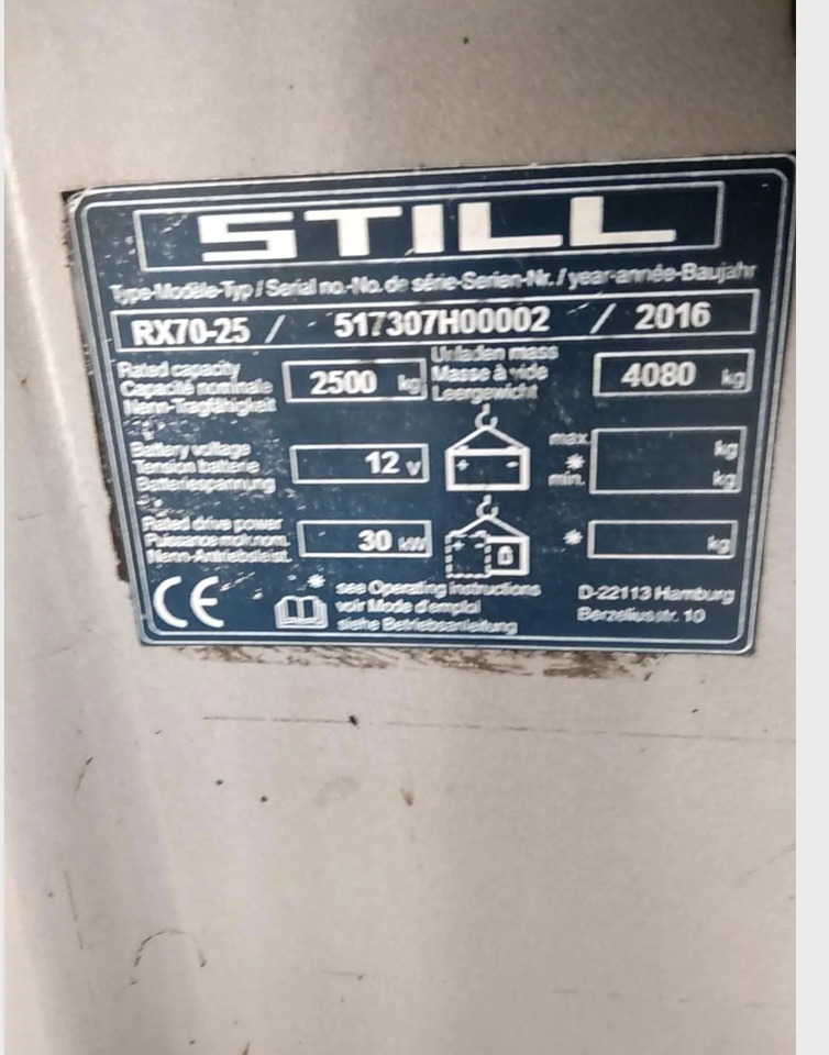 STILL RX70-25T - Gaasitõstuk: pilt 5 STILL RX70-25T - Gaasitõstuk: pilt 5