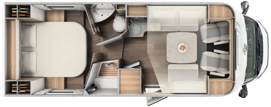 Carado T 459 Edition15 Solar, WR, RFK, SAT/TV uvm.+++ - Poolintegreeritud matkaauto: pilt 2 Carado T 459 Edition15 Solar, WR, RFK, SAT/TV uvm.+++ - Poolintegreeritud matkaauto: pilt 2